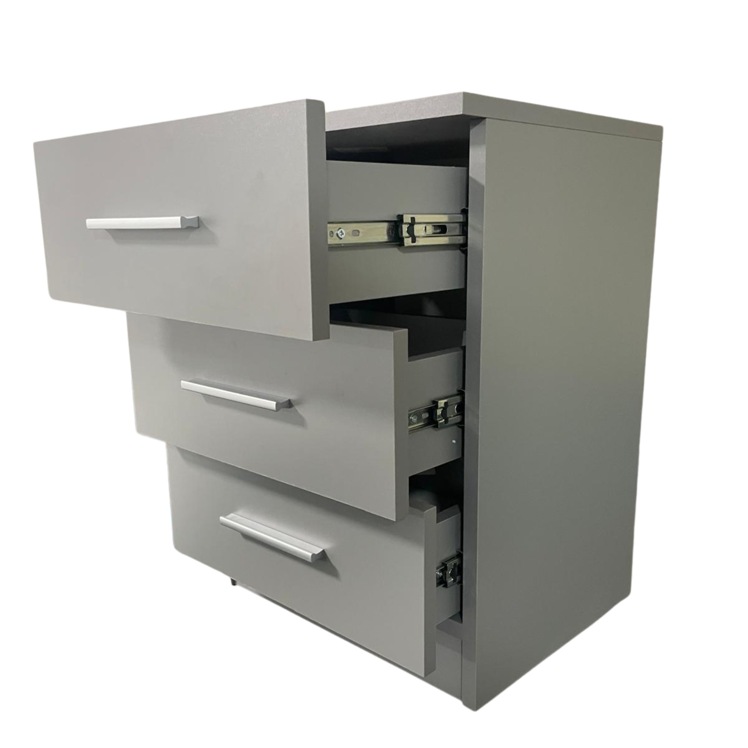 3-Drawer Bedside Table – Compact Nightstand with Storage – Multiple Finishes – Modern Bedroom Furniture