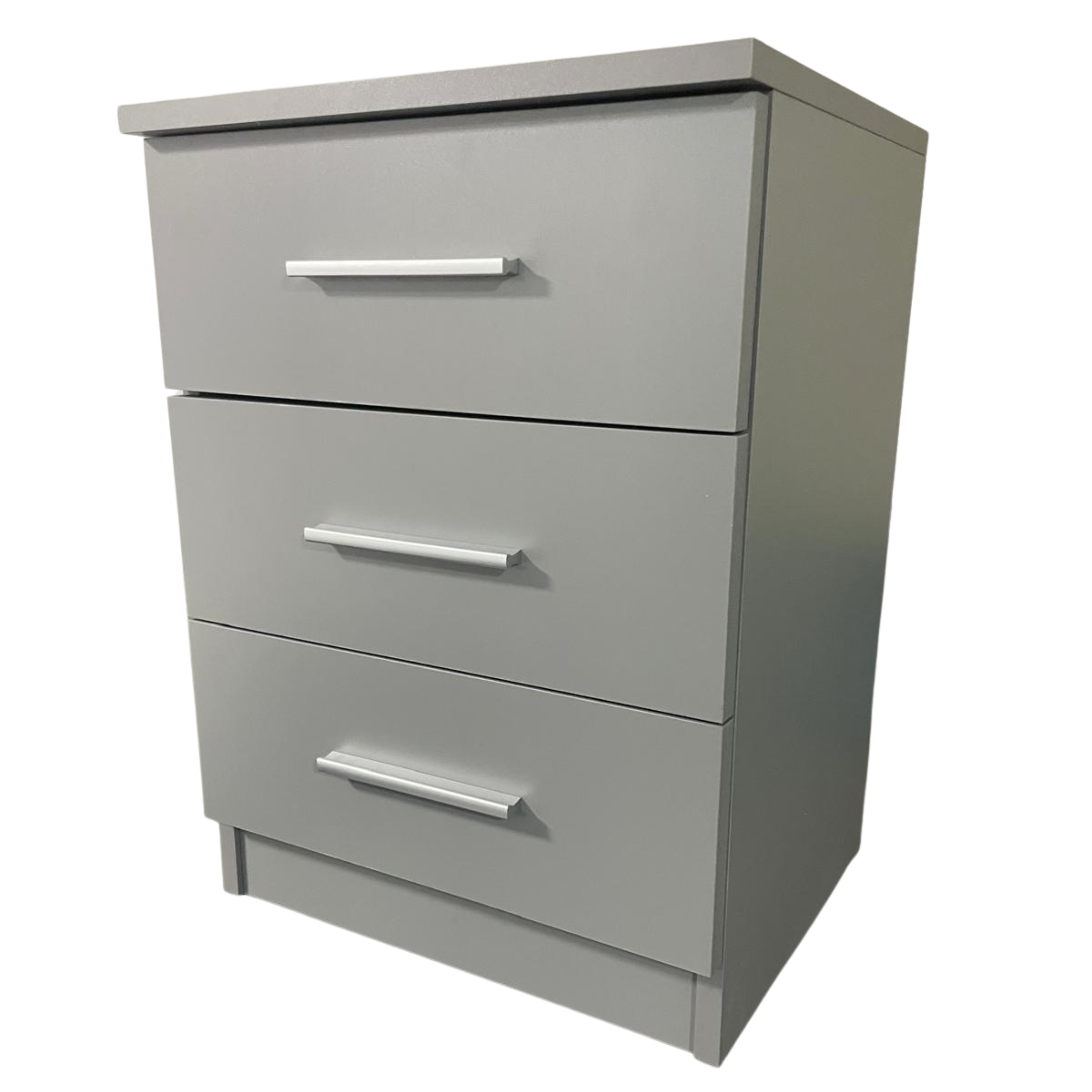 3-Drawer Bedside Table – Compact Nightstand with Storage – Multiple Finishes – Modern Bedroom Furniture