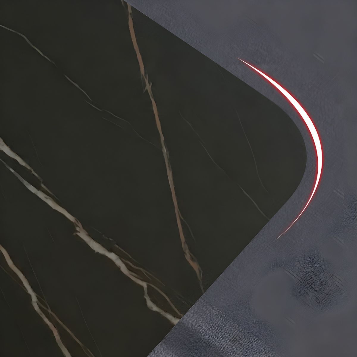 Nordic Rock Extendable Ceramic Dining Table – Rectangular Sintered Stone Top – Seats up to 6 – Modern Style