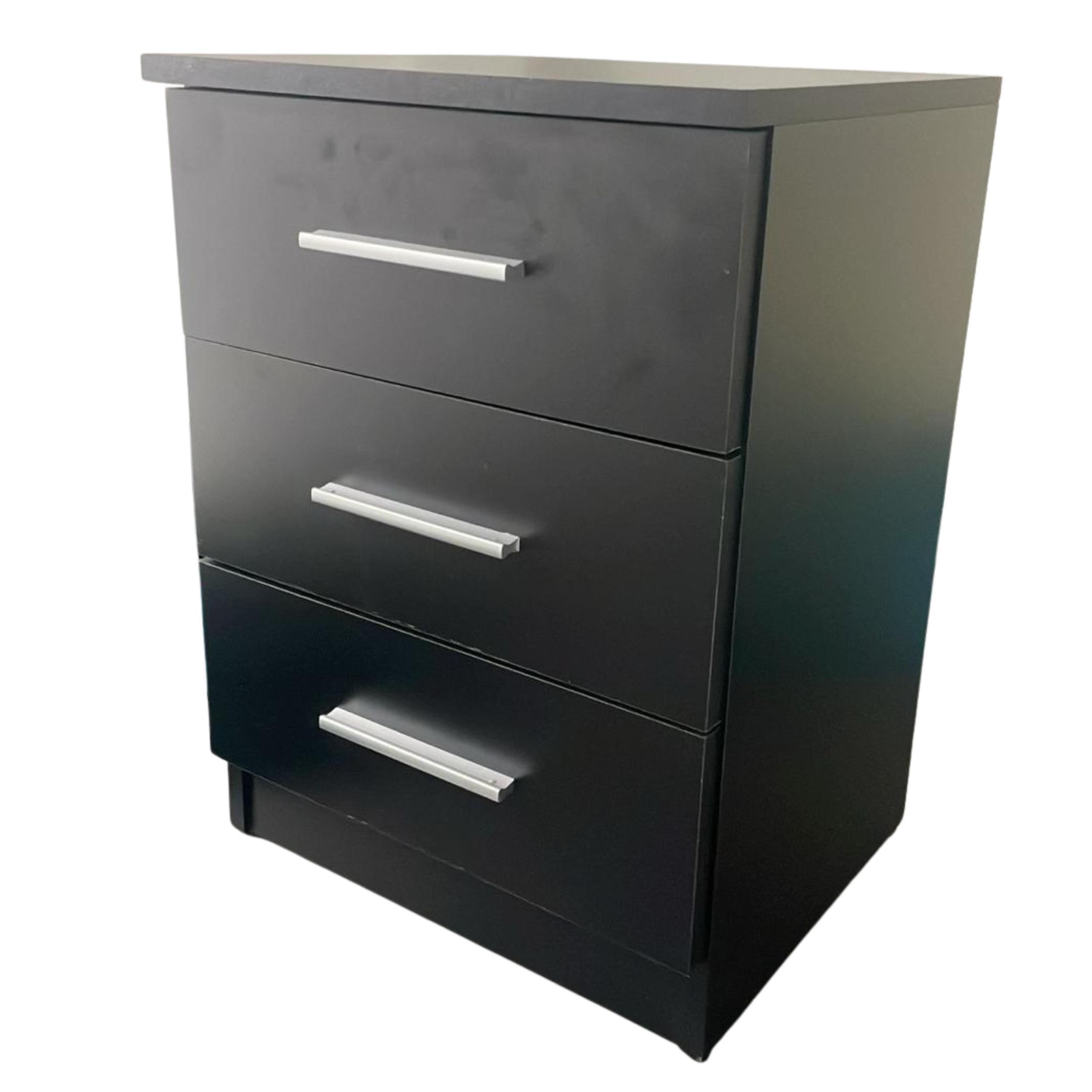 3-Drawer Bedside Table – Compact Nightstand with Storage – Multiple Finishes – Modern Bedroom Furniture