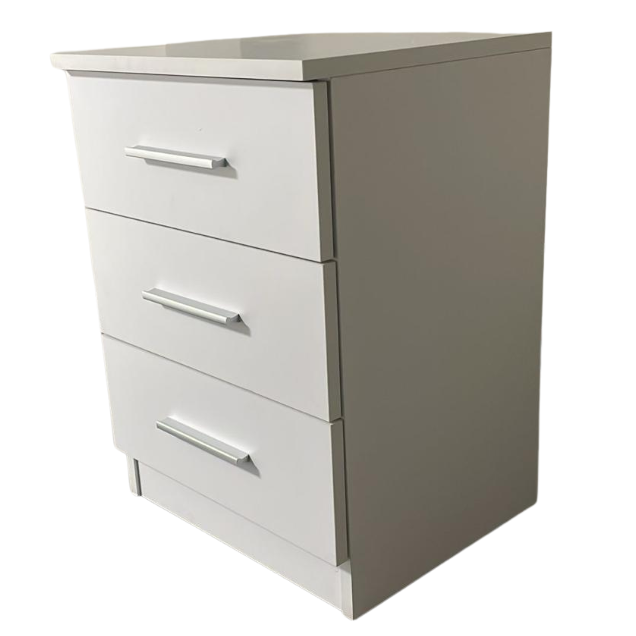 3-Drawer Bedside Table – Compact Nightstand with Storage – Multiple Finishes – Modern Bedroom Furniture